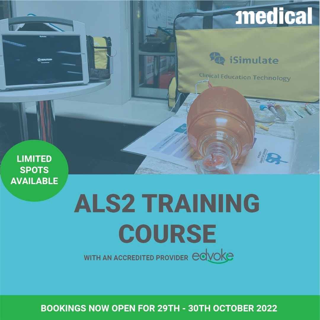 1Medical is hosting ALS2 courses in partnership with Australian Resus Council (ARC) accredited provider Edvoke Education...