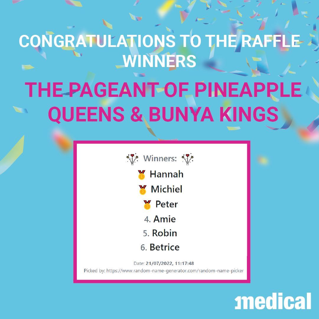 Congratulations to the raffle winners for The Pageant of Pineapple Queens and Bunya Kings tickets.Thanks to everyone who...